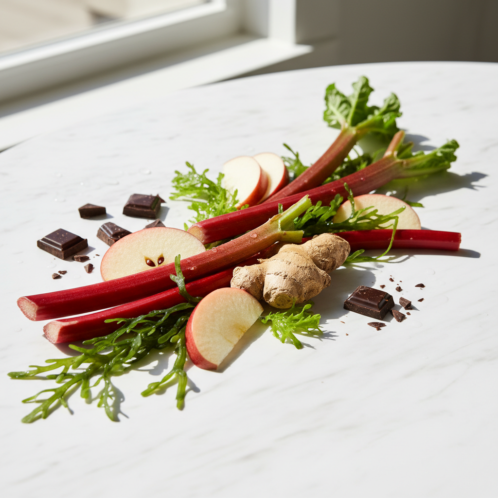 Rhubarb Apple Ginger Sea Plant Ingredients